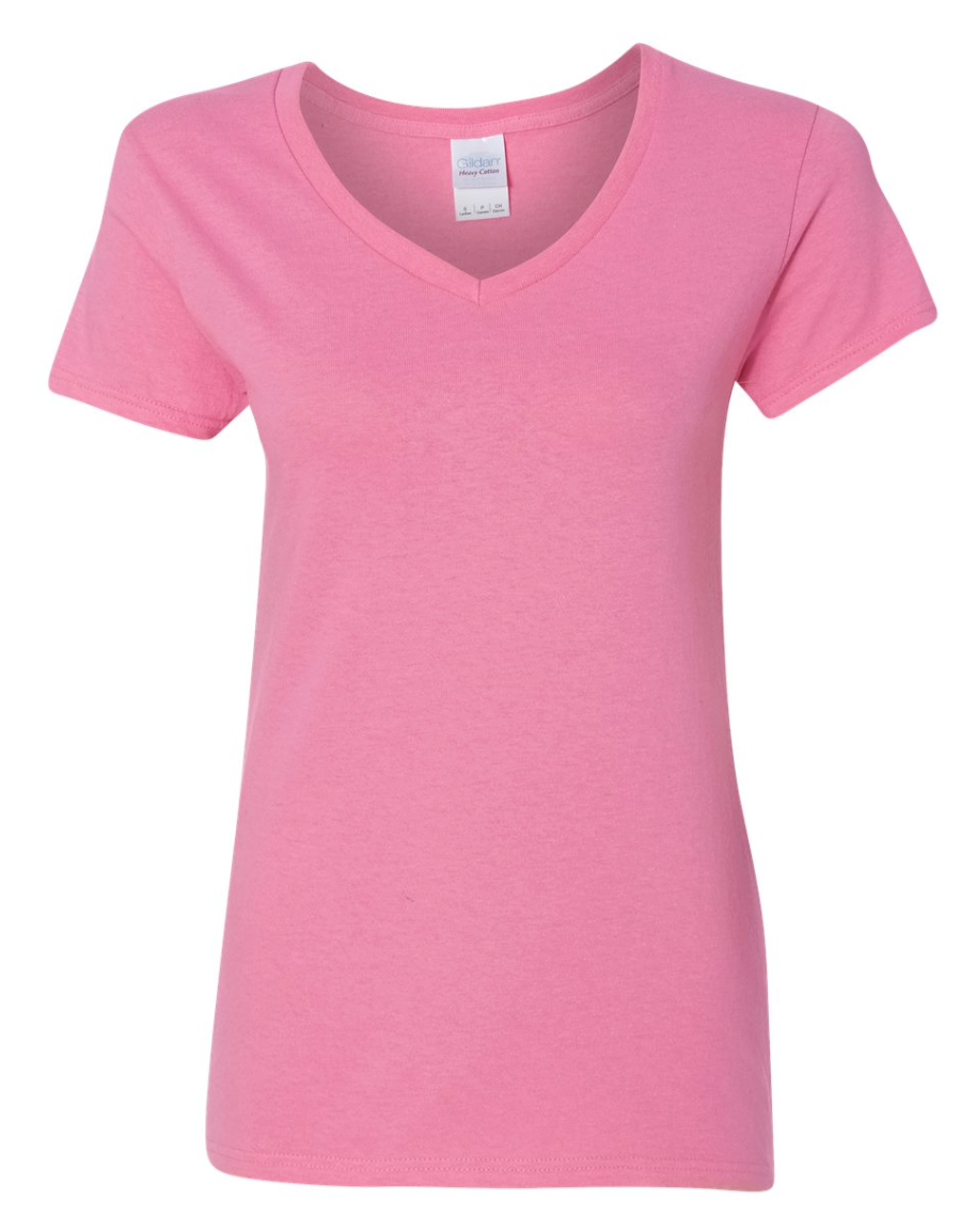 Gildan - Women's Heavy Cotton™ V-Neck T-Shirt