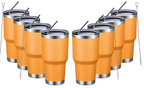 30oz Stainless Steel Double Vacuum Insulated Tumbler (w/ Lids)
